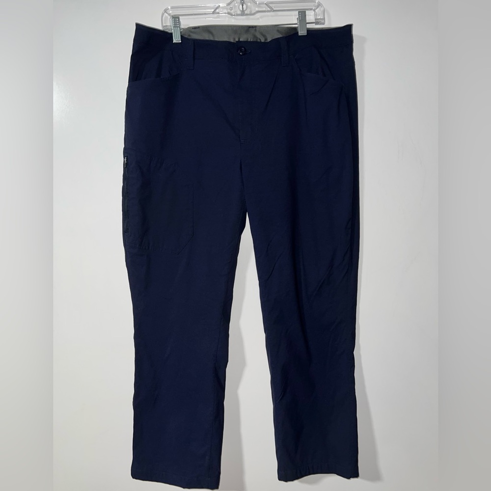 Eddie Bauer Men’s Fleece Lined Tech Pant, Blue, Size 40x30”